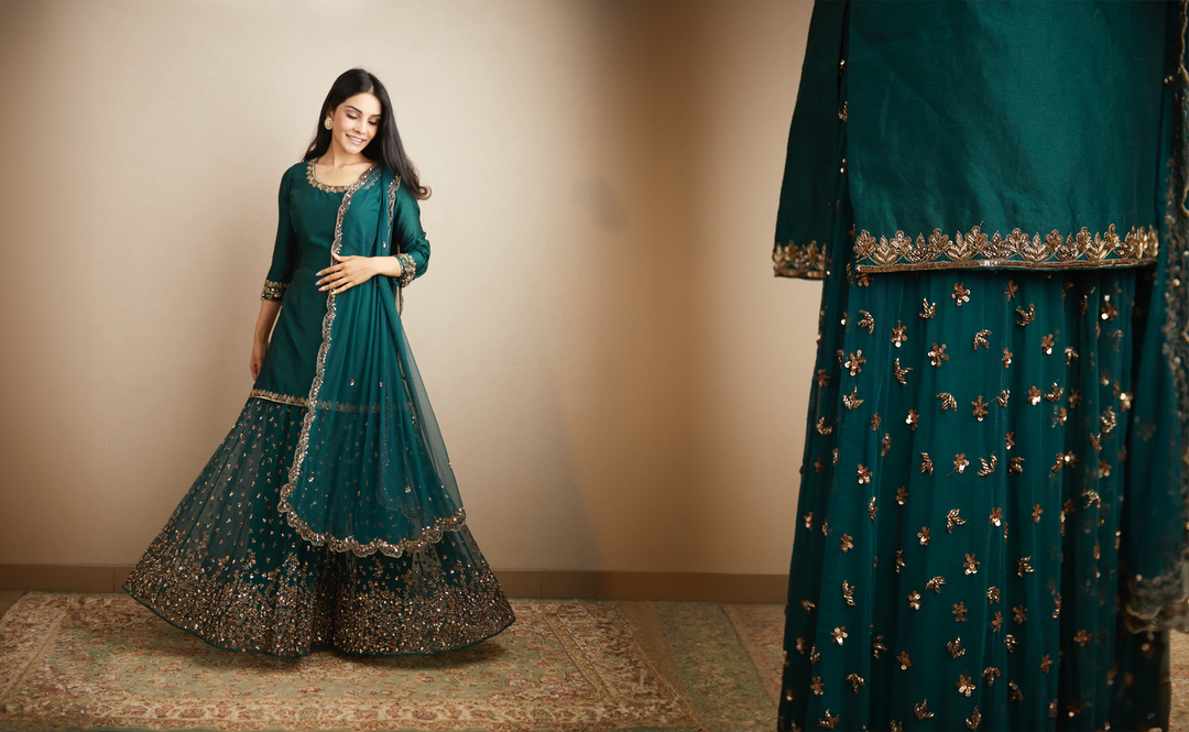 10 Trending Sharara Suits Designs to Try This Year