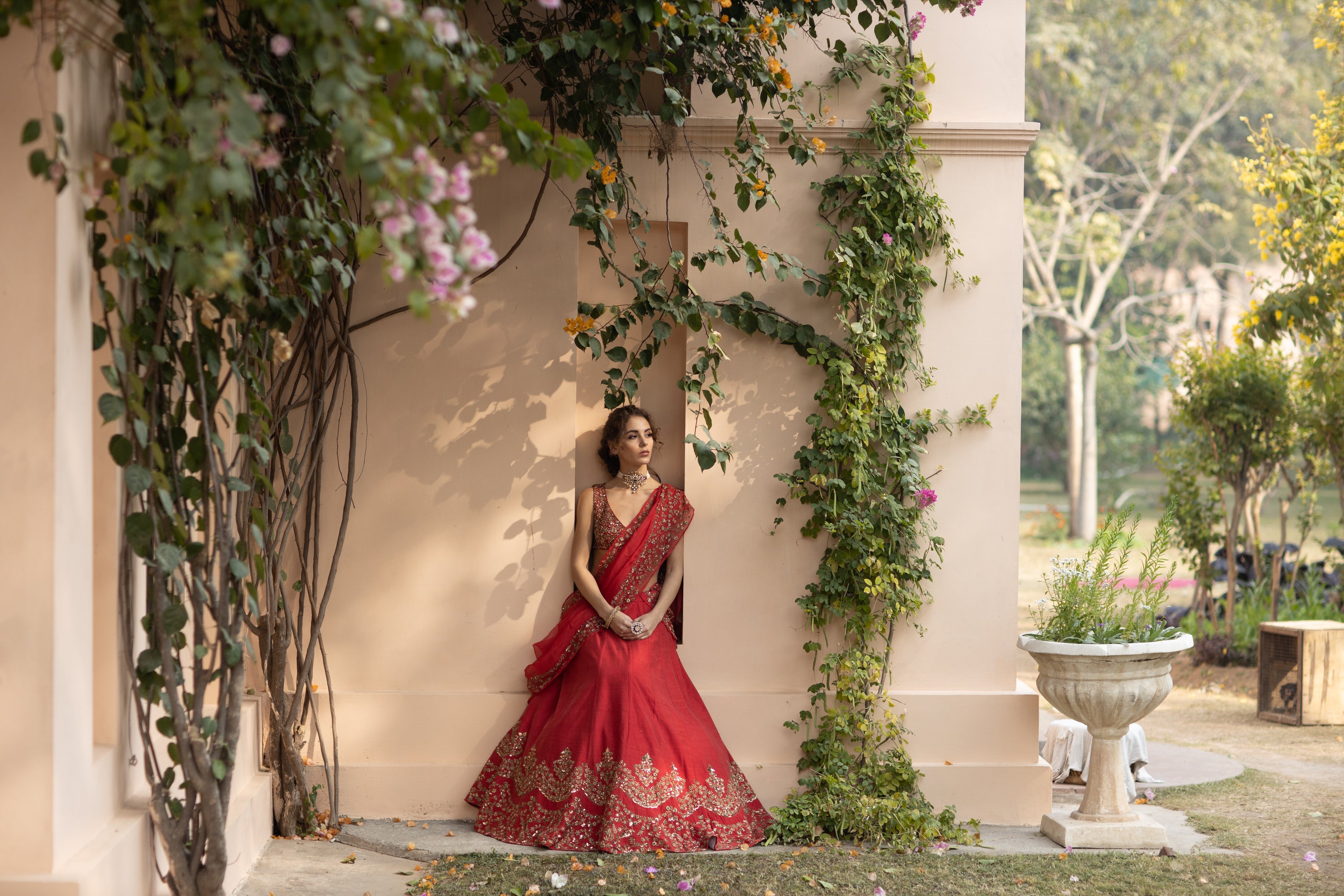 Blue Raw Silk Lehenga with Lace Work Border - PCCEJ1898 from saree.com