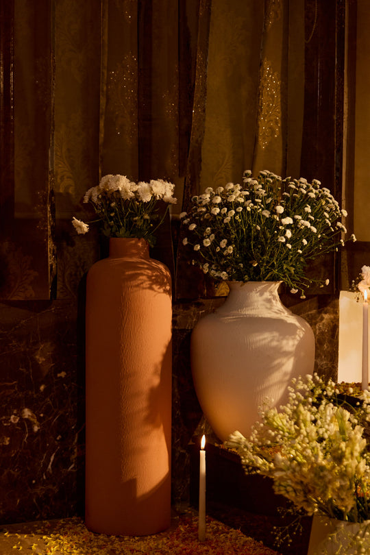 Terracotta Mud Flower Vase